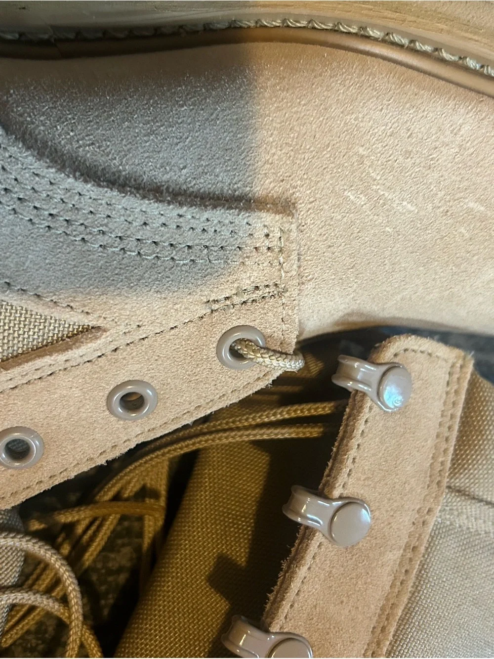 Vibram Mondo PT 8430 UFCW Men's Size 8 R Military Boots Steel Toe Tan Vibram New